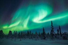 The Northern lights (a.k.a. Aurora Borealis) is something I definitely want to see one day. Source
